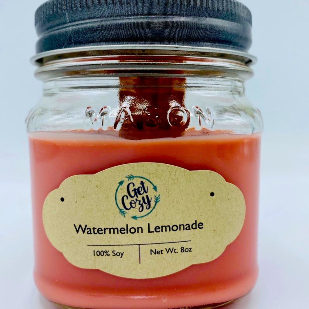 Watermelon Lemonade 100% Soy Wood Wick Candle